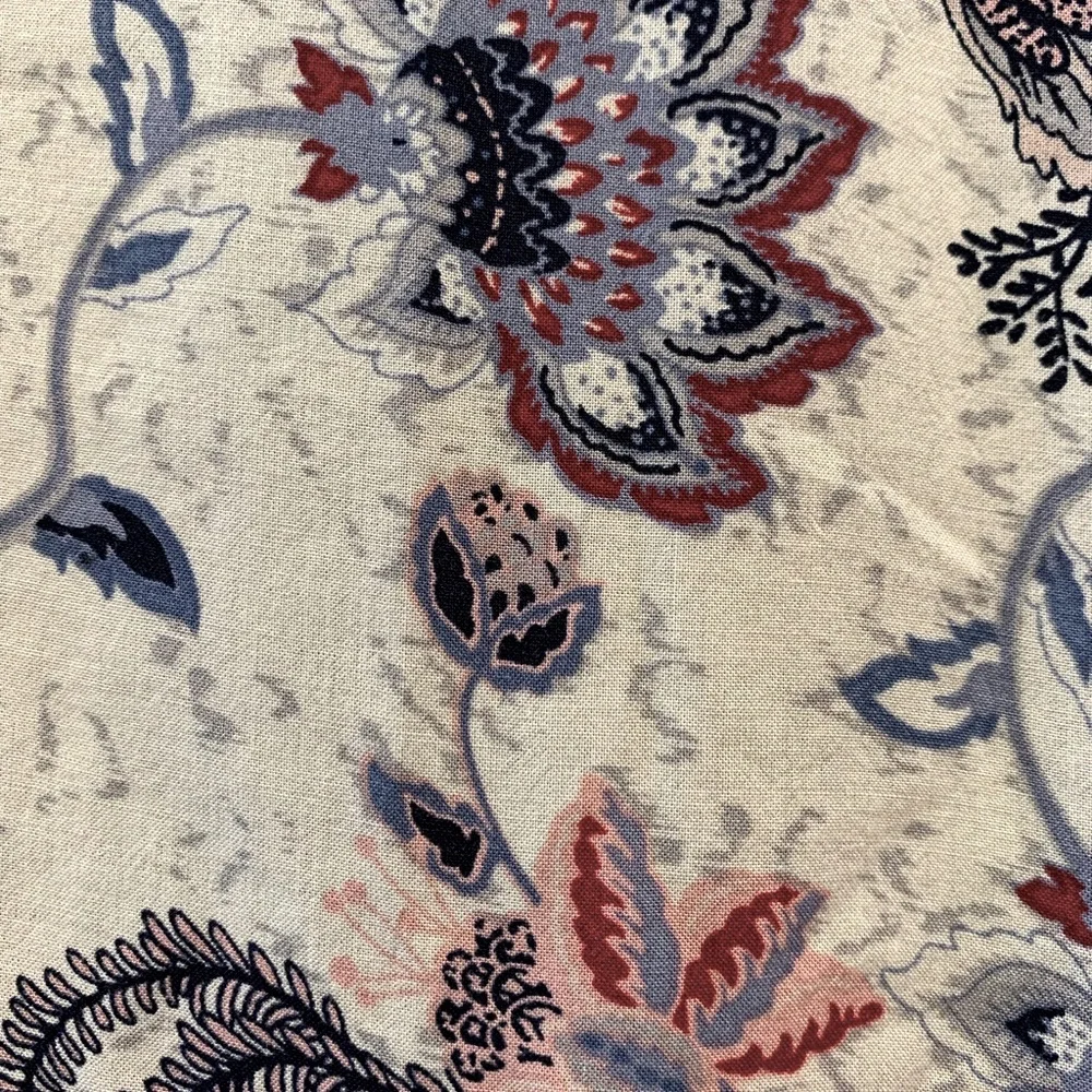 Maurice’s paisley border, floral, print, kimono size extra small
